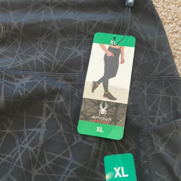 Womens Spyder Active Leggings with Side Pockets - Picture 3 of 3
